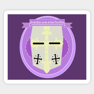 Knight Templar Purple Sticker